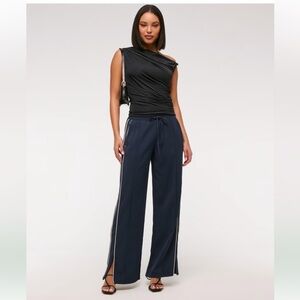 Abercrombie Navy Blue Track Pants